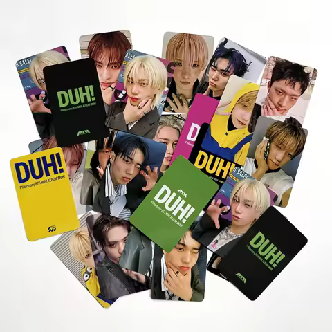 6pcs/set Kpop P1Harmony DUH! Album Photocard KTOWN4U FNC SHOP Benefit Card THEO KEEHO JIUNG INTAK SO