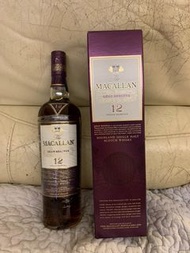 Macallan 12 Gran Reserva  麥卡倫 紫鑽 12年威士忌
