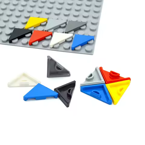 DIY Building Blocks 35787 Special Tile 45 Degree Cut 2 x 2 Triangular Tile Bricks MOC Parts DIY Asse