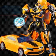 Transformers Bumblebee Takara Tomy Toy Big Boy Childrens Robot Car Model G1 Style Alloy Figure Ornam