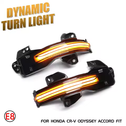 Dynamic LED Turn Signal Lamp Rearview Mirror Indicator Light For Honda CRV Accord FIT GK5 XRV Greiz 