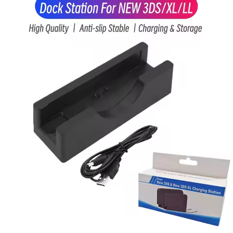 Newest Charging Dock Station For NEW 3DS For 3DSLL/XL Game Console USB Cable Stand Charging Dock