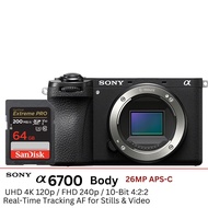 Sony a6700 Mirrorless Camera ( 6700 Body / 6700L 16-50mm / 6700M 18-135mm lens )
