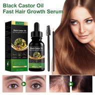 Jamaican Black Castor Oil Fast Hair Growth Serum 60ml, Castor Oil Natural Hair Growth, Organic Castor Oil 100% for Hair Growth