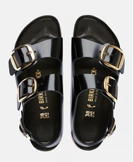 Birkenstock Milano Big Buckle Black Sandals