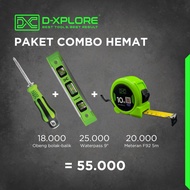 9" Waterpass Reciprocating Screwdriver 5 meter Goat Hammer 8oz Brush Roll Flexible Pole D-Xplore