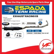 ESPADA STANDARD RACING EXHAUST PIPE YAMAHA Y16 Y16ZR E6 E7 ADJ ADJUSTER 28MM 30MM 32MM 35MM UMA HYPE