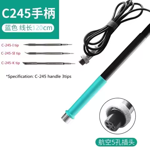 5-pin T12/C210/C245 Handle 5 Pin Soldering Tips For Handskit C210/C245/T12 Soldering Station Replace