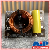 แพ็ค4อัน COMSON CS H1 NETWORK TWEETER 4.5KHz เน็ตเวิร์คเสียงแหลมตัดความถี่ 4.5KHZ คมสัน CS-H1 ราคาสิ