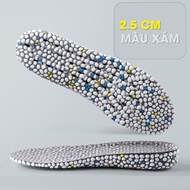 Lót Giày Tăng Chiều Cao MINSU UltraBoot M7025 Cao Cấp Chính Hãng Khử Mùi Thoáng Khí Đàn Hồi Cao