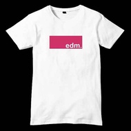 Kaus EDM T-Shirt DJ EDM, Disk Jockey Music Clubbing Tee Shirt