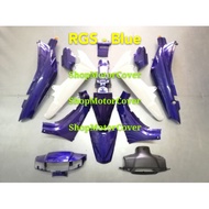 SUZUKI RGS RG SPORT BODY COVER SET 269 BLUE (HLD) MADE IN MALAYSIA SUZUKI COVERSET 269 BIRU TERUNG RG RGS RG SPORT