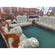 sofa royal kayu jati (chat dulu)