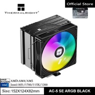 Thermalright AC-5 SE ARGB Black CPU Air Cooler AGHP 5 Heat Pipe Chassis heat PC Radiator for LGA1851