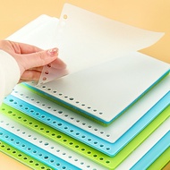 Pagination tab set 1 page divider tab 2 pastel colors A5 B5 A4 20 26 30 holes multicolored notebook 