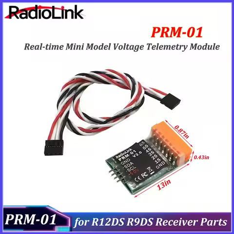Radiolink PRM-01 Real-time Mini Model Voltage Telemetry Module 1S~6S for Receiver R12DS R9DS AT10II/