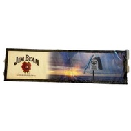 Jim Beam Rubber Backed Bar Mat Runner Surfboard Jim Beam Man Cave Shed 2009 三得利威士忌酒吧枱墊，氈面橡膠底