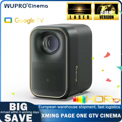 Formovie Page One Laser Projector Xming Google TV FHD Global Version Mini Smart Theater Dolby Audio 