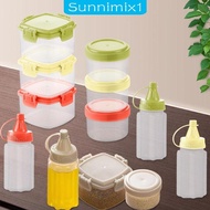 [Sunnimix1] 4 Pieces Bottles for Liquids Portable Spice Bottle Empty Spice Jars