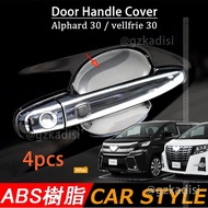 4pcs Alphard 30 / vellfire 30(2015-2022) car Door Handle Cover External accessories Door Handle Cover Protector car exterior accessories