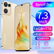Ready Stock Fast Shipping ins24cm New Style Reno9Pro Mobile Phone 2+16 HD Smart Android All-in-One M