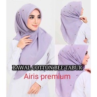 🎊1.1🎊🔥Airis premium Borong🔥Tudung Bawal Bee Tabur simple(Borong)