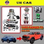 (T9 To Raptor) (1-1) Ford Ranger T9 XL XLT WILDTRAK Convert Raptor Bumper Bonnet Wide Fender Headlam
