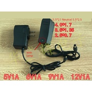 multi plug travel adaptor Monitoring set-top box router power adapter charger 5V1A 6V1A 9V1A 12V1A 1