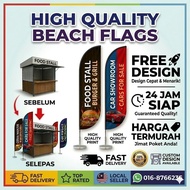 FREE DESIGN Beach flag printing with stand / bow beach flag / tear drop wind flag/ knife flag/feathe