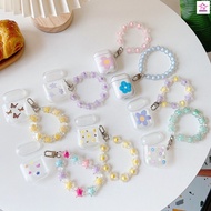 AirPod, Earpod Soft Silicon Case Cover, Clear Soft TPU Protective Cover Compatible with Keychain