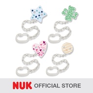 NUK Soother Chain with clip | 0 months+ | Pacifier Chain