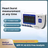 PC-80B Bluetooth Portable Handheld Wireless ECG Monitor Health Test Scanner Station 12 Leads Ecg Mac