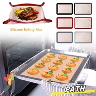 PATH Silicone Baking Mat, Non-Stick Leak Proof Baking Tray, Fiber Baking Mat Snap Together Reusable 