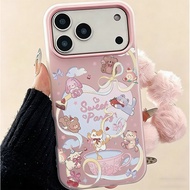 Playful Illustration Cake Case hp Realme C85 Pro 60X C75 C71 C75X Casing