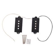 Pb P Bass Pickup Humbucker Pickup For 4 String P Bass Replacement Bass Guitar Part Black