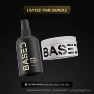 BASEDTexture&HoldDuoSeaSaltSpray&HairClayBundle-Non-ToxicVolumizingSpraywithKelp&B5+StrongHoldTextur