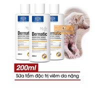 Sữa Tắm Alkin Dermatic Viêm Da Nặng Mưng Mủ Gàu 200ml - [Nông Trại Thú Cưng]