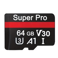 TEMU การ์ดหน่วยความจำ 64GB 32GB 16GB พร้อมแอ็ดแปตเตอร์, ไฟล์ TF Card 8GB 4GB 2GB 1GB, A1 C10 สำหรับ 