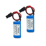EVASEN(Pack of 2) 1756-ba2 Allen Bradley PLC Battery Replacement for BR2/3A-AB 1745-B1 1756-BA2 Batt