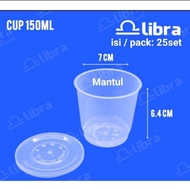 isi 25set Cup Merpati Libra 150ml / Cup Puding