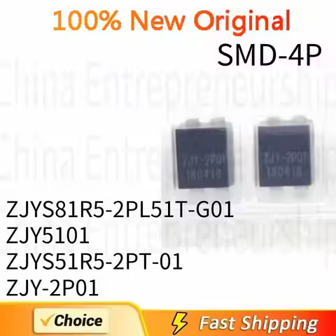 5 PCS SMD-4P ZJYS81R5-2PL51T-G01 ZJY5101 ZJYS51R5-2PT-01 ZJY-2P01 SMD-4P SMD common mode inductor 10