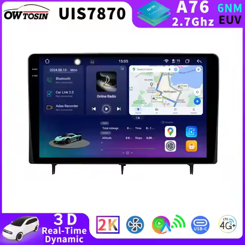 UIS7870 12G+256G QLED 2K Screen Android 13 Car Radio Multimedia Radio GPS Player For Honda Civic 11 