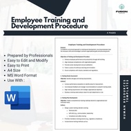 Employee Training and Development Procedure