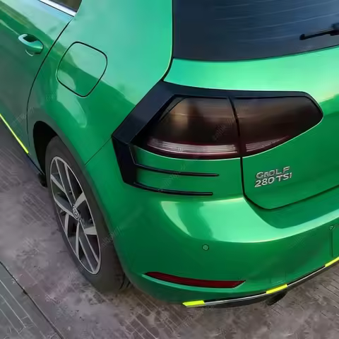 For VW Golf 7.5 MK7.5 GTI GTD R R-line R400 2017-2020 Rear Bumper Splitter Canard Rear Tail Lamp Spo