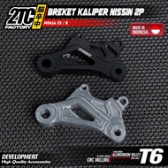 NISSIN 2P NINJA R REAR CALIPER BRACKET UPPER POSITION BY 2TC FACTORY