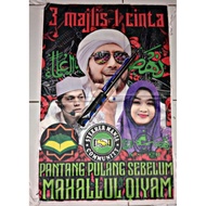 Latest Complete Set of Sholawat flag sticks || One package of stainless steel flag sticks