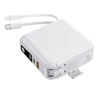 Powerbank dpower รุ่นB19 Adapter+USB ในตัว 15000mAh Fast Charge18W ของแท้ มีมอก