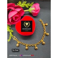 🔥HOT DESIGN🔥 GELANG TANGAN BUDAK GANTUNG LOCENG (SUASA)