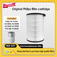 Replacement Compatible with Philips AC3036 AC3033 AC3055 AC3058 FY3140 FY3430 Filter Authentic HEPA&