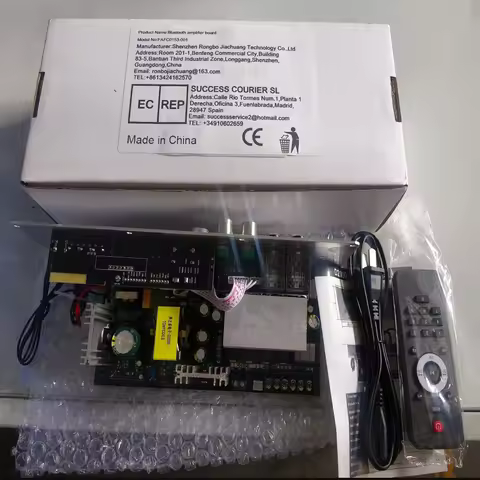 1pc Sound Amplifier Board D2000 100W*2+200W 2.1 Channel Amplifier Board DC 24V/AC110-220V High-Power